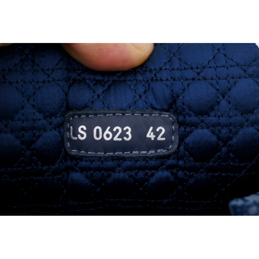 Dior B9S Skater Sneaker Blue Kumo Cannage Denim