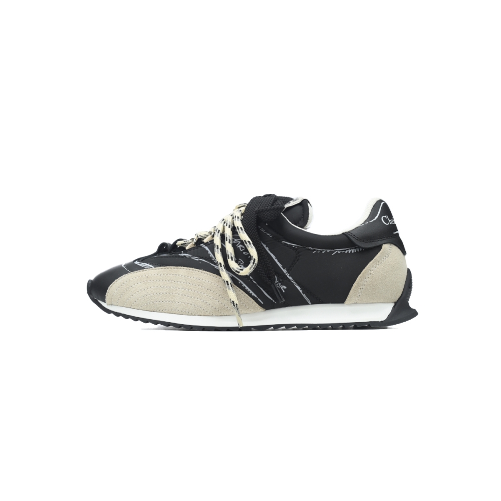 Dior D-Sketch Sneaker Black Nylon And Calfskin KCK427MPA_S900