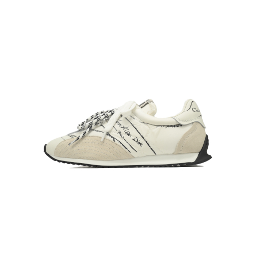Dior D-Sketch Sneaker White Nylon And Calfskin KCK427MPA_S10W