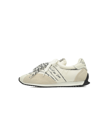 Dior D-Sketch Sneaker White Nylon And Calfskin KCK427MPA_S10W