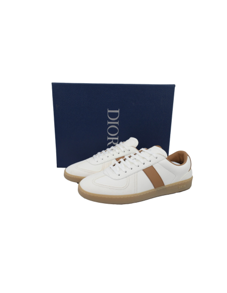 Dior B01 Matchpoint Sneaker White Brown 3SN328ZRH_H076