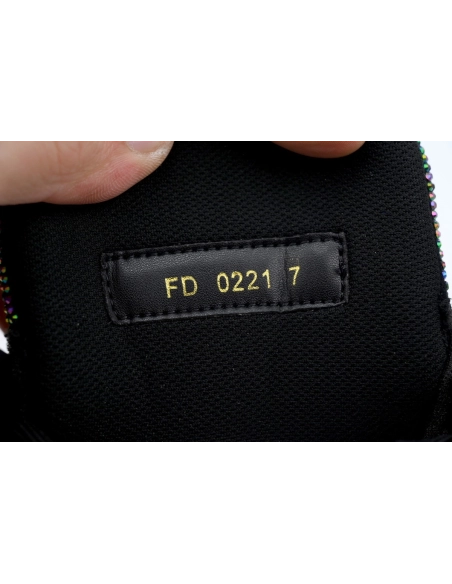 Louis Vuitton Trainer Black Rhinestones 1A815H