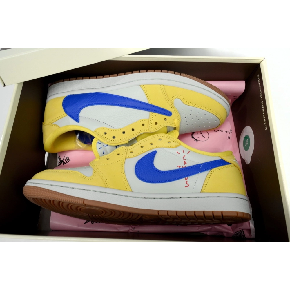 Air Jordan 1 Retro Low OG SP Travis Scott Canary DZ4137-700