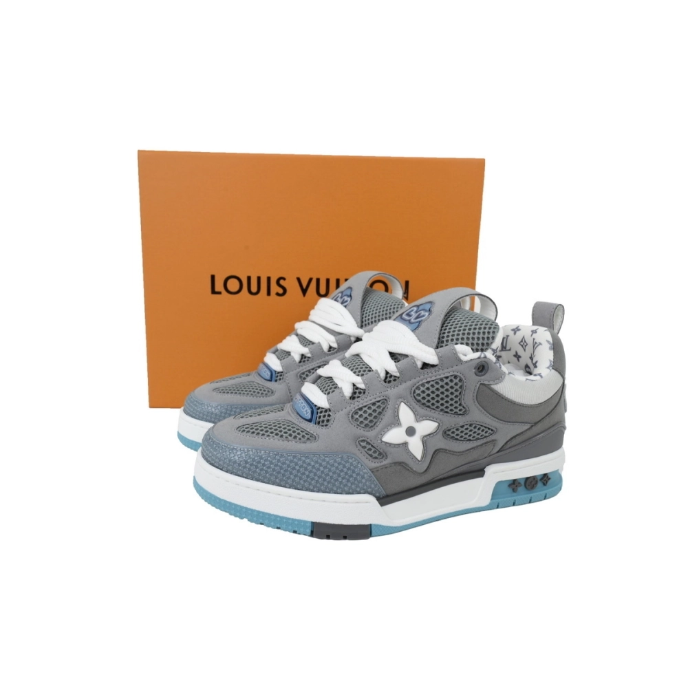 Louis Vuitton LV Skate Sneaker Light Gray Blue