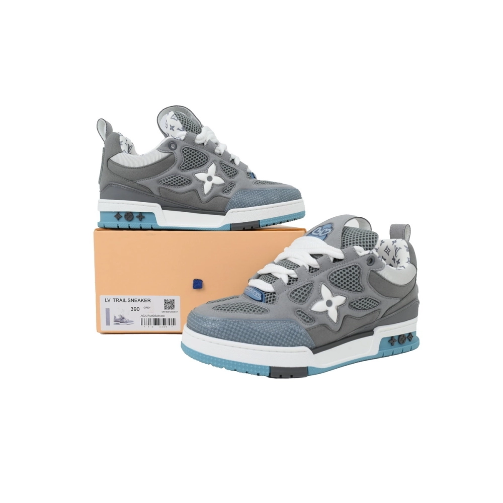 Louis Vuitton LV Skate Sneaker Light Gray Blue