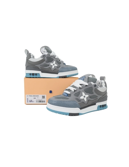 Louis Vuitton LV Skate Sneaker Light Gray Blue