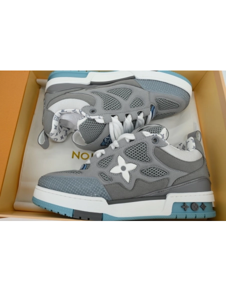 Louis Vuitton LV Skate Sneaker Light Gray Blue