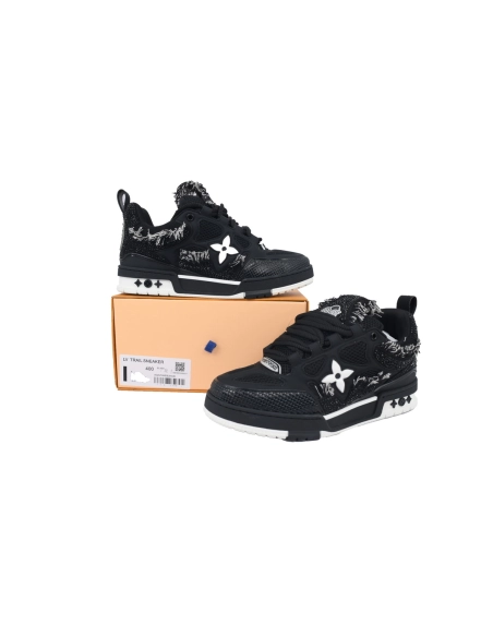 Louis Vuitton LV Skate Sneaker Horse Hair Black Diamond