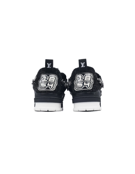 Louis Vuitton LV Skate Sneaker Horse Hair Black Diamond