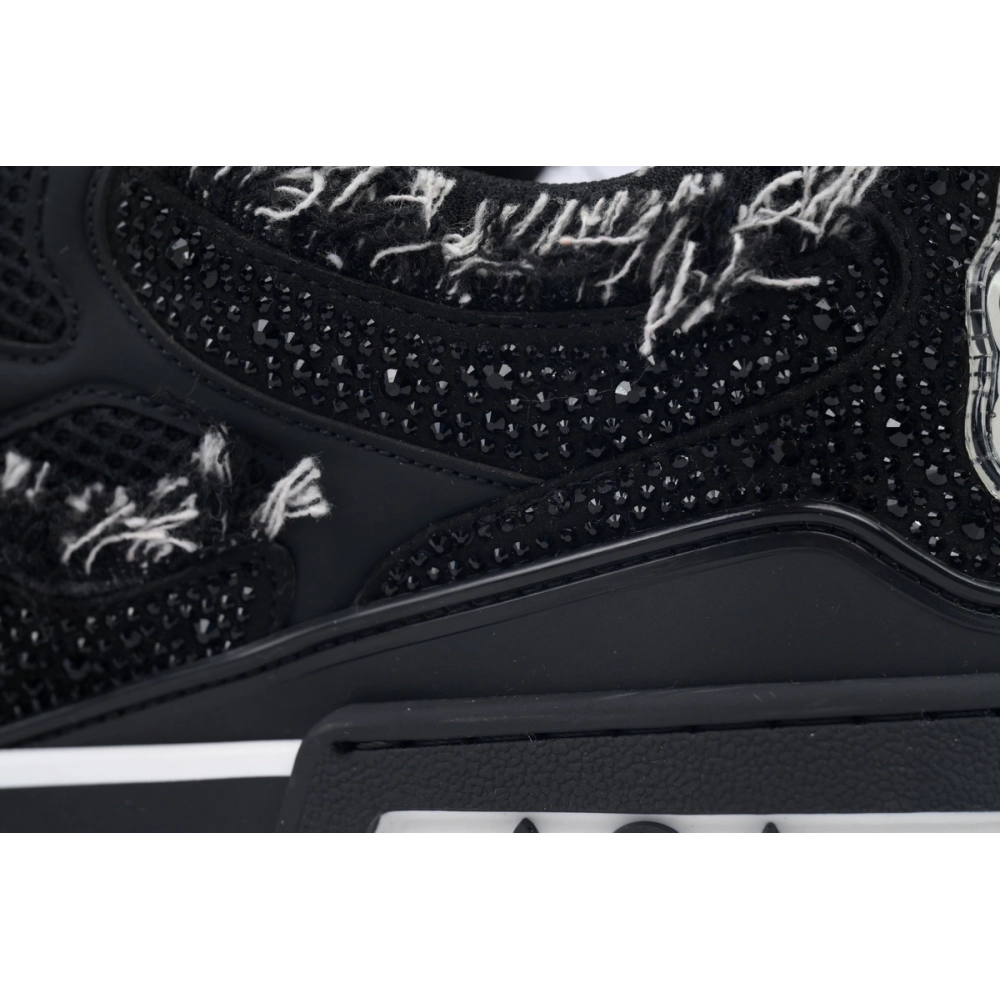 Louis Vuitton LV Skate Sneaker Horse Hair Black Diamond