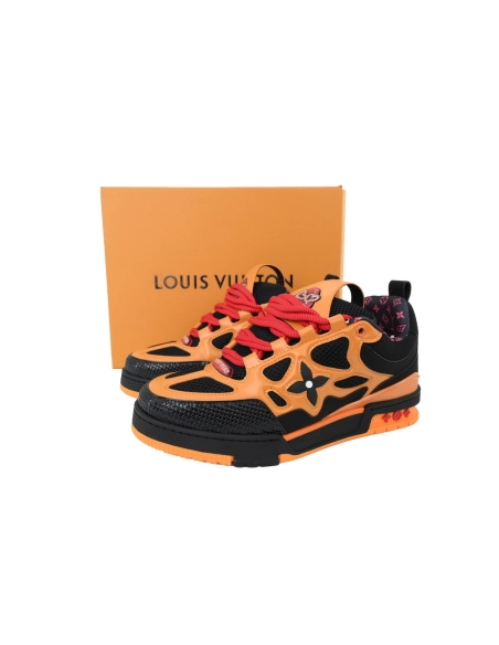 Louis Vuitton LV Skate Sneaker Black And Yellow
