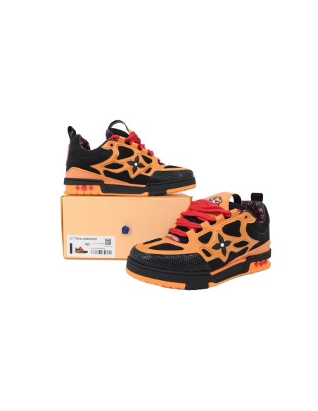 Louis Vuitton LV Skate Sneaker Black And Yellow