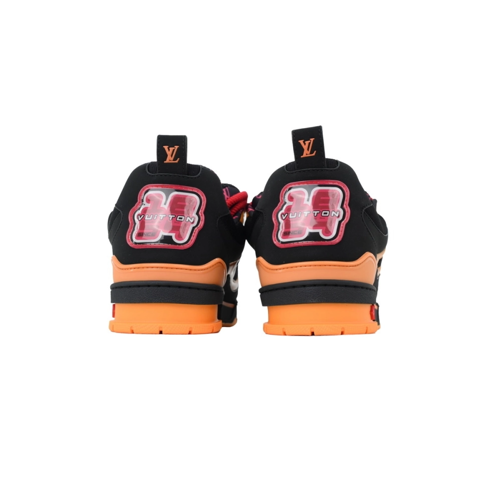 Louis Vuitton LV Skate Sneaker Black And Yellow
