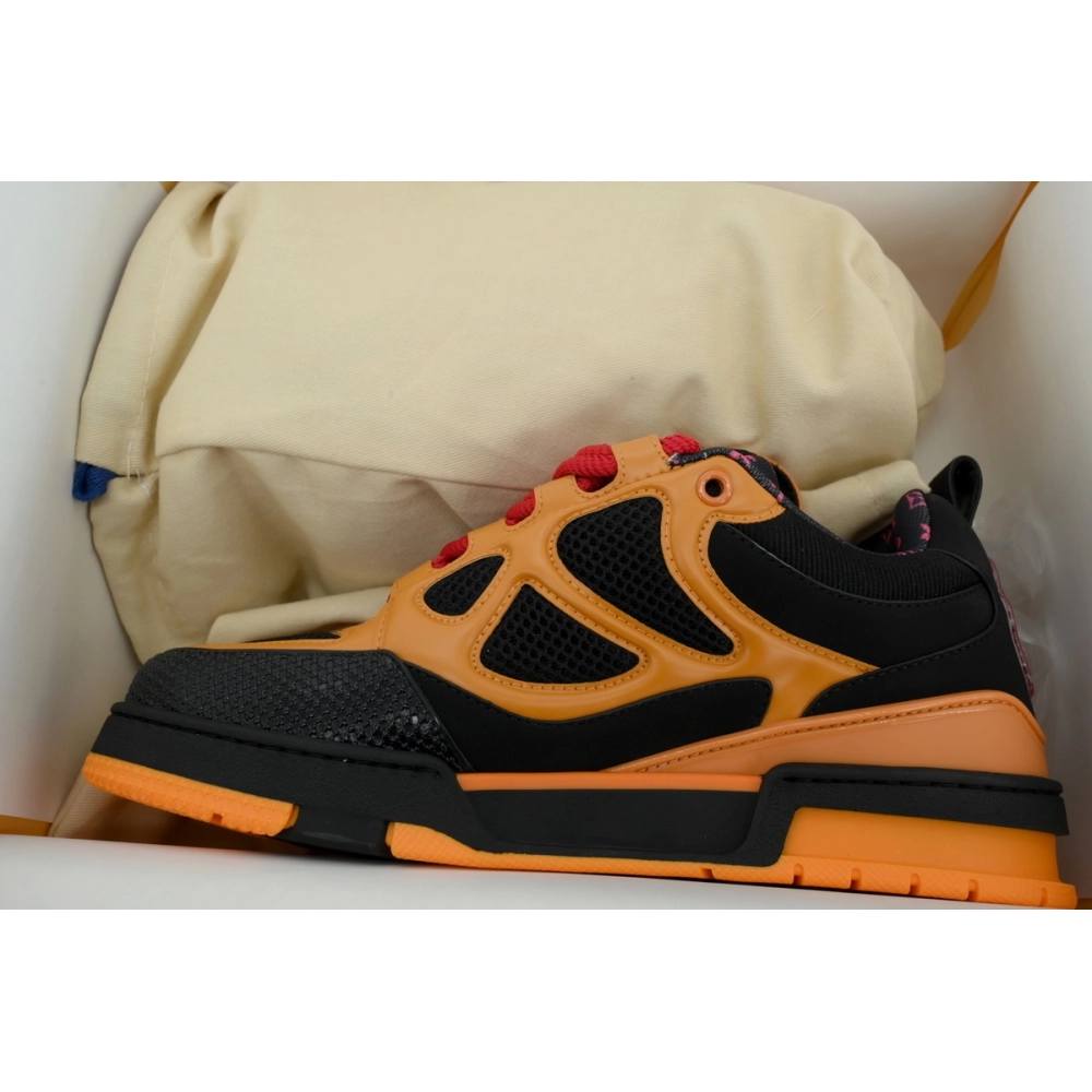 Louis Vuitton LV Skate Sneaker Black And Yellow