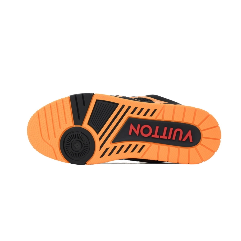 Louis Vuitton LV Skate Sneaker Black And Yellow