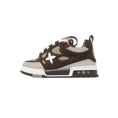Louis Vuitton LV Skate Sneaker White Brown