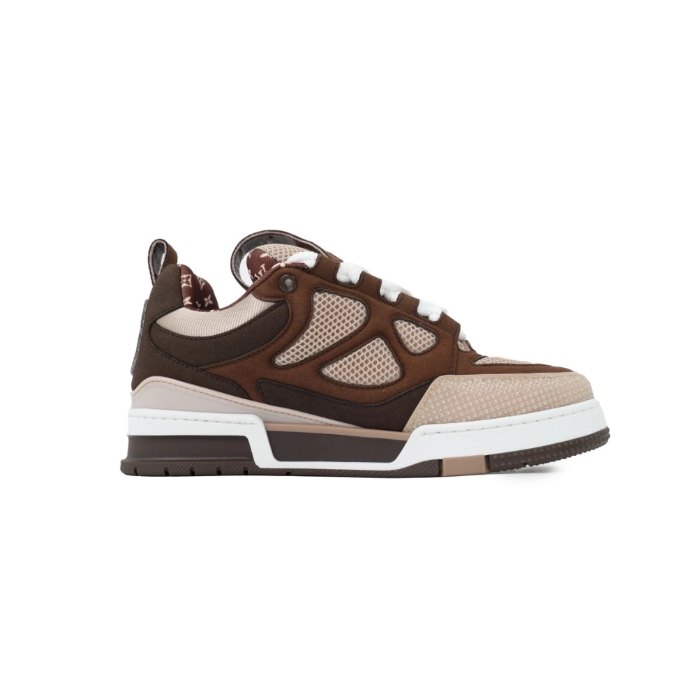 Louis Vuitton LV Skate Sneaker White Brown
