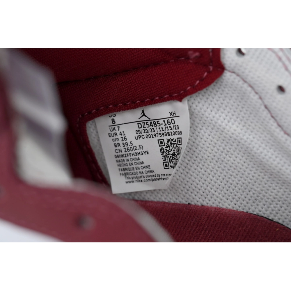Air Jordan 1 Retro High OG Artisanal Red DZ5485-160