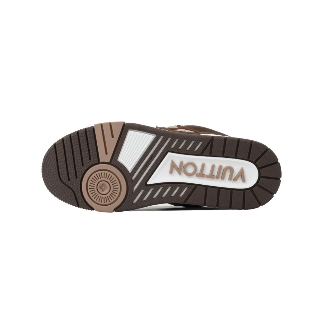 Louis Vuitton LV Skate Sneaker White Brown