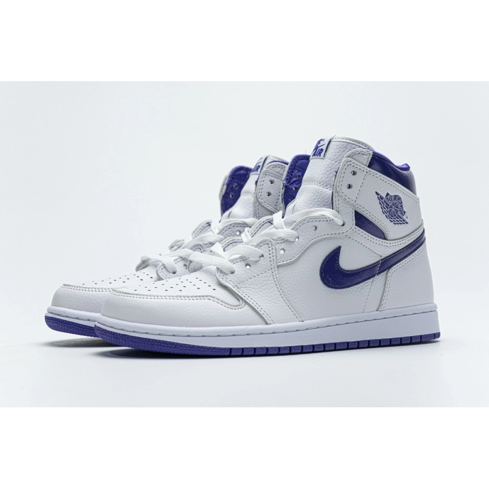 Air Jordan 1 Retro High OG White Purple CD0461-151