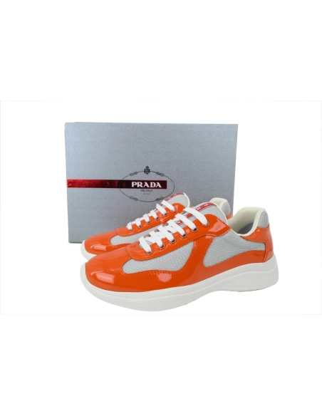 Prada Americas Cup Patent Orange