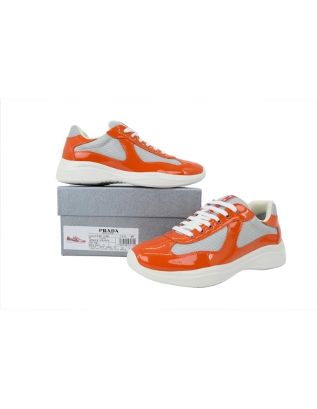 Prada Americas Cup Patent Orange