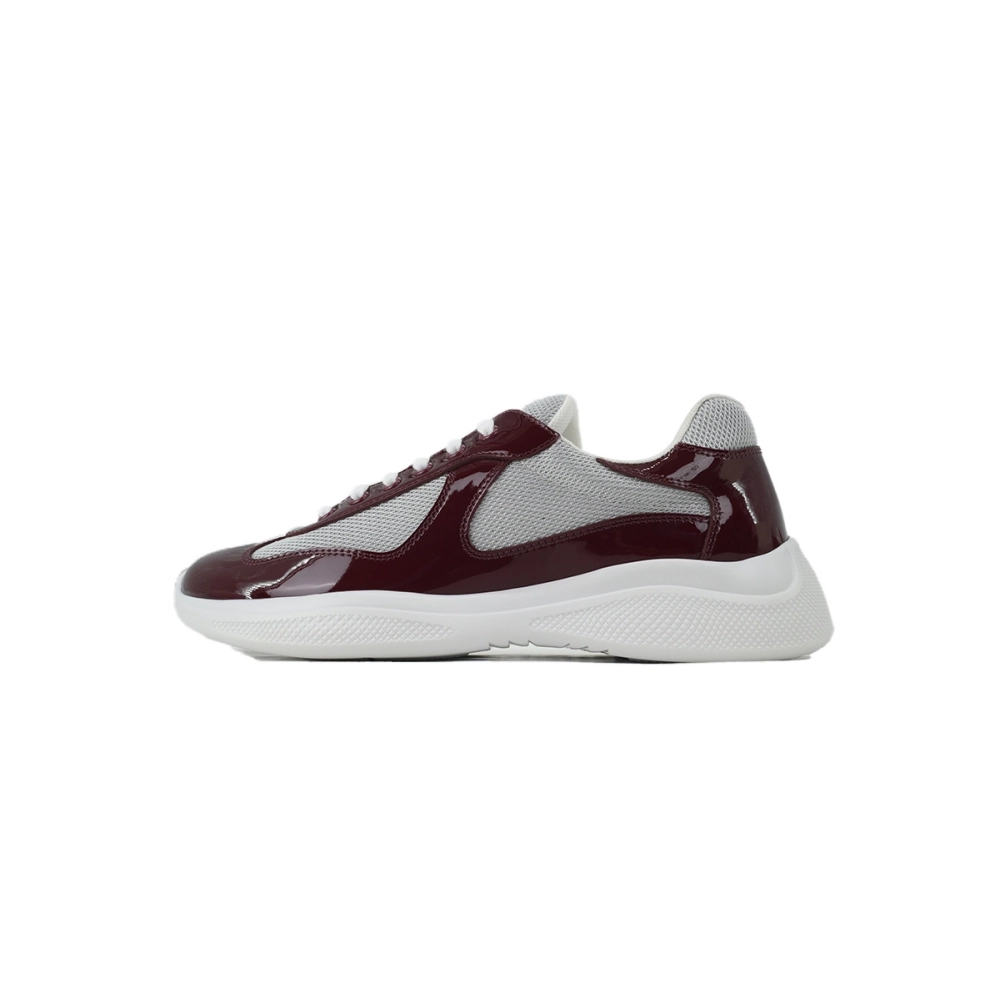 Prada Americas Cup Patent Wine Red