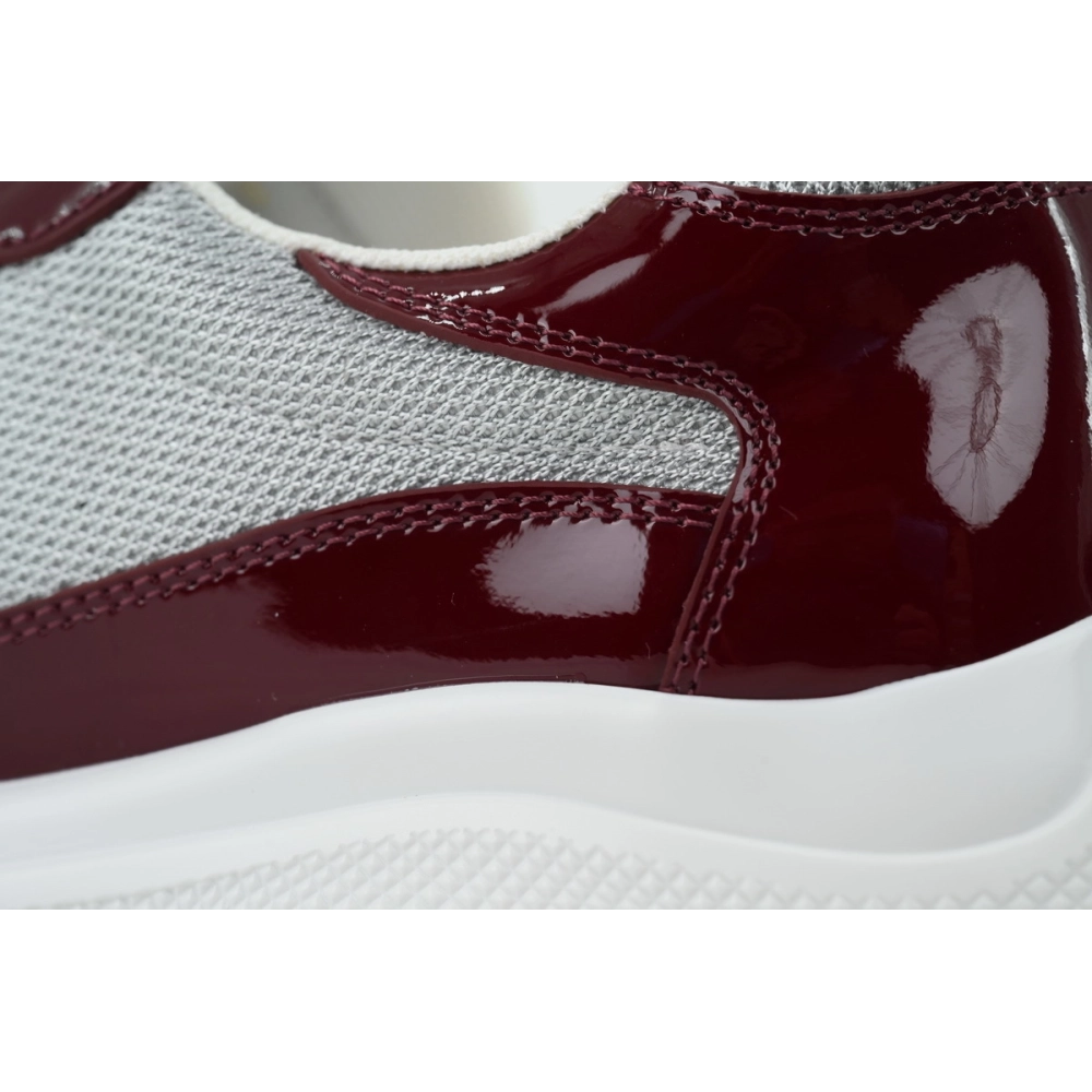 Prada Americas Cup Patent Wine Red