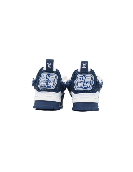 Louis Vuitton LV Skate Sneaker Horse Hair Blue Diamond