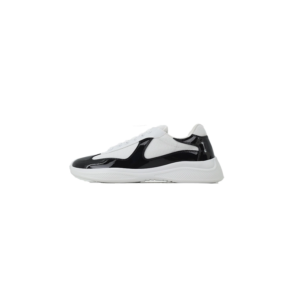 Prada Americas Cup Patent Black and White