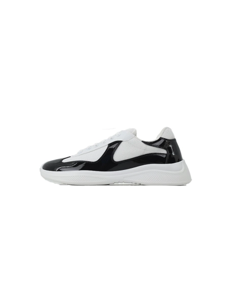 Prada Americas Cup Patent Black and White