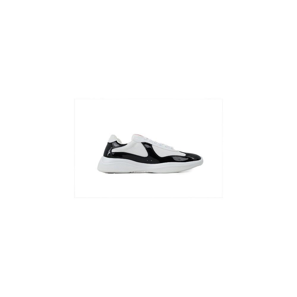 Prada Americas Cup Patent Black and White