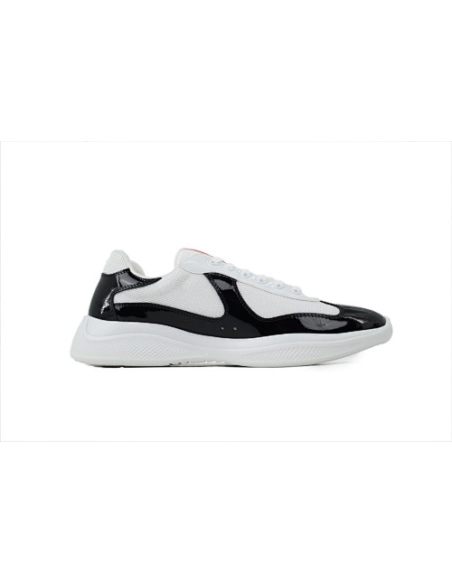 Prada Americas Cup Patent Black and White