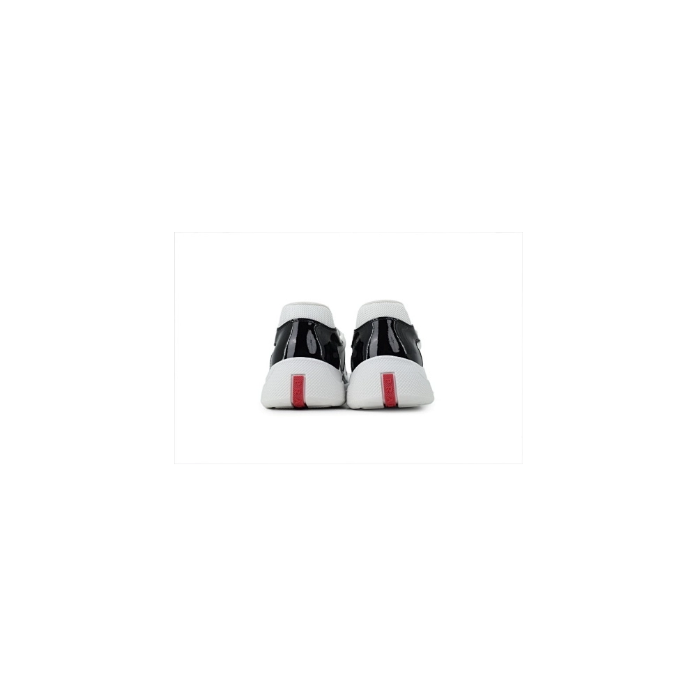 Prada Americas Cup Patent Black and White