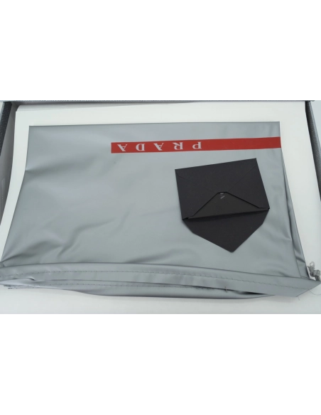 Prada Americas Cup Patent Black and White