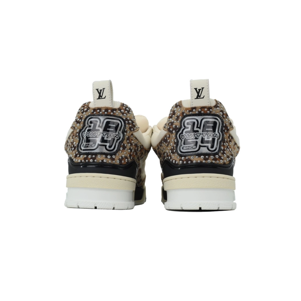 Louis Vuitton LV Skate Sneaker White Coffee Diamond