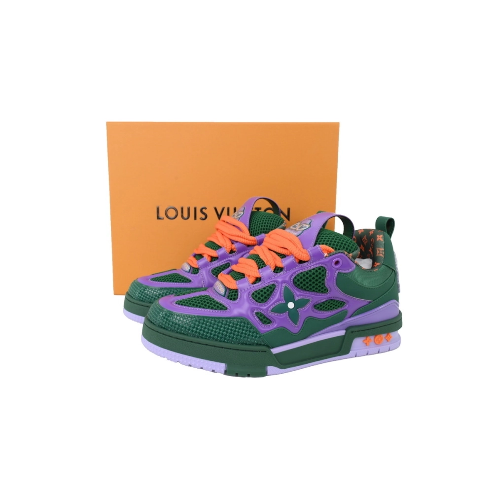 Louis Vuitton LV Skate Sneaker Green Purple