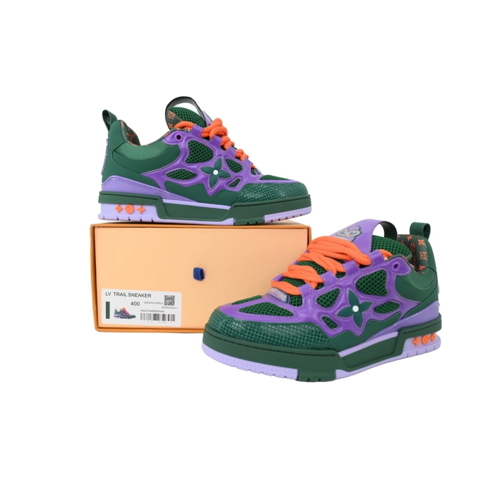 Louis Vuitton LV Skate Sneaker Green Purple