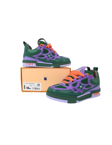 Louis Vuitton LV Skate Sneaker Green Purple