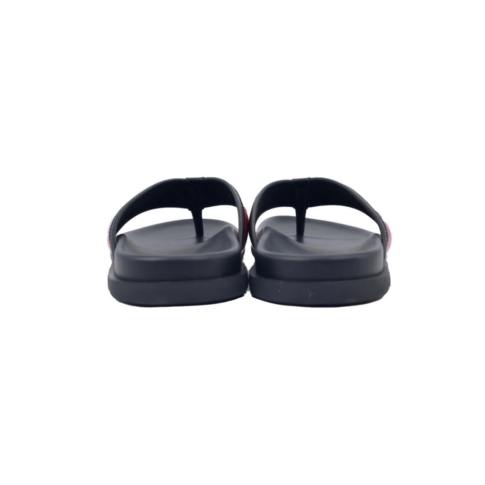 Louis Vuitton Flip Flop Sandal Black And Red