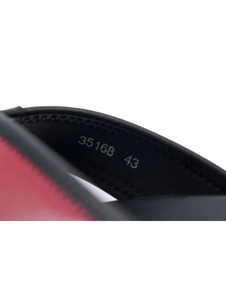 Louis Vuitton Flip Flop Sandal Black And Red