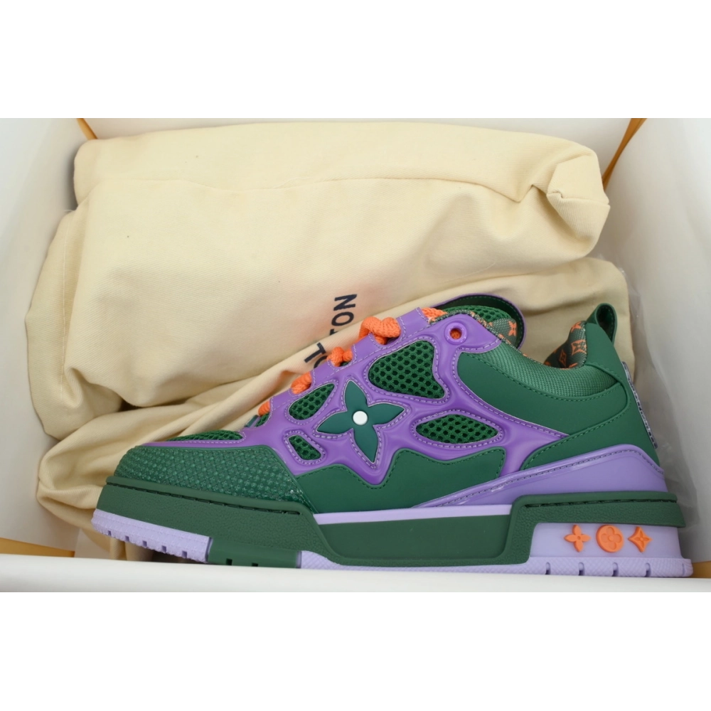 Louis Vuitton LV Skate Sneaker Green Purple