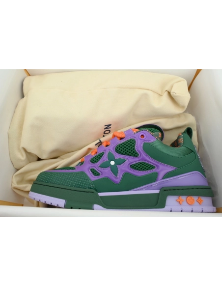 Louis Vuitton LV Skate Sneaker Green Purple