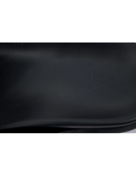 Louis Vuitton Flip Flop Sandal Black And Red