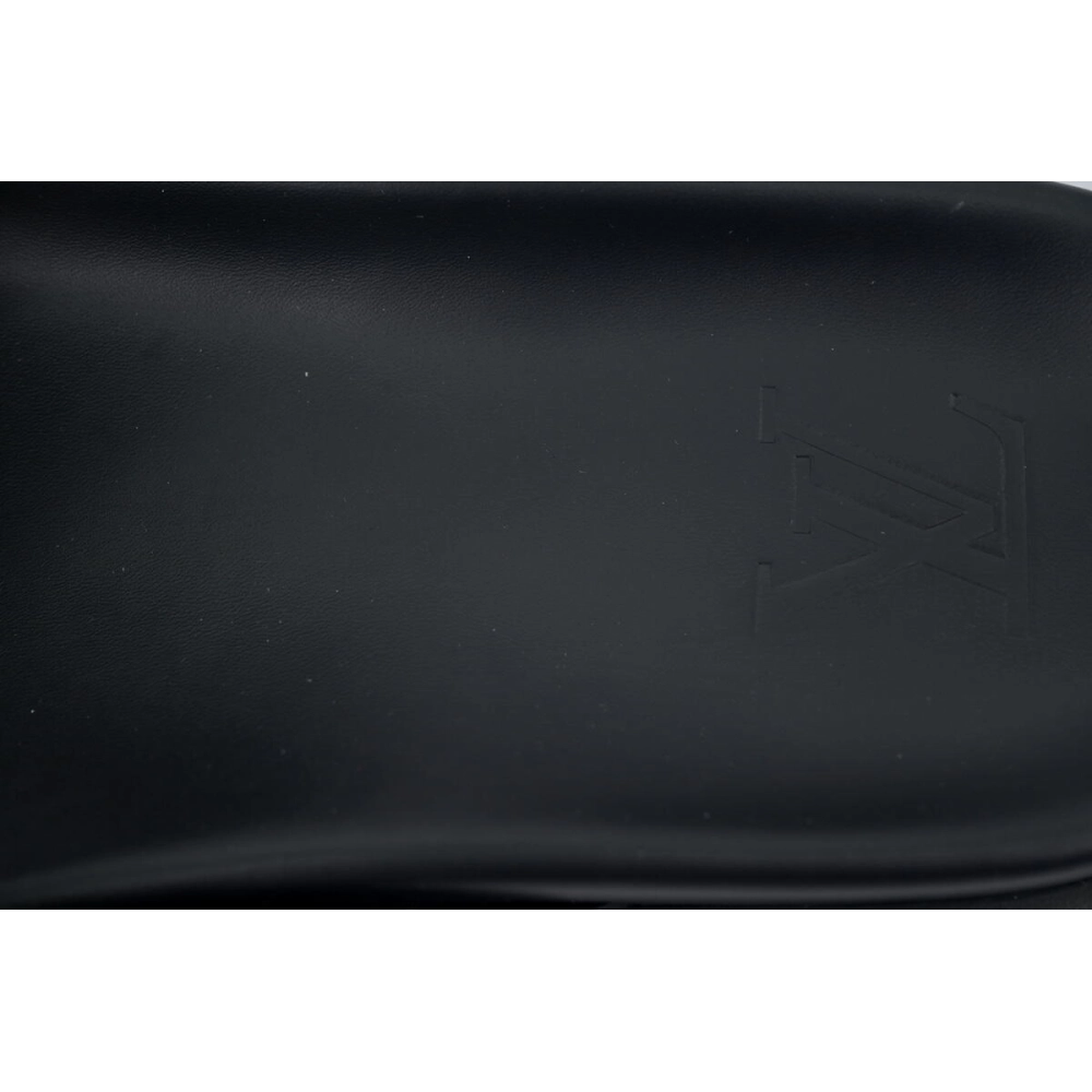 Louis Vuitton Flip Flop Sandal Full-Lettering Logo Matte Black