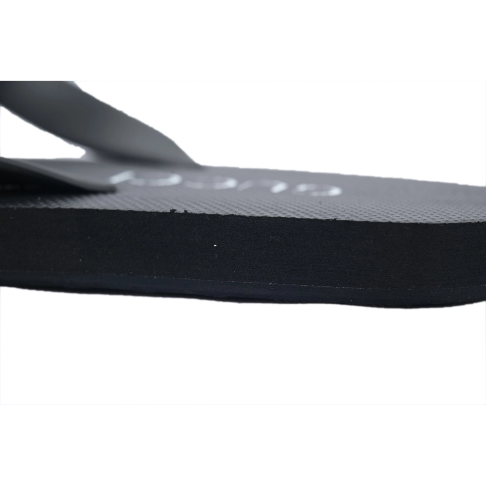 Gucci Flip Flops Red Bottom Flower Black