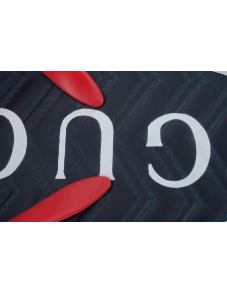 Gucci Slippers Double Black And Red