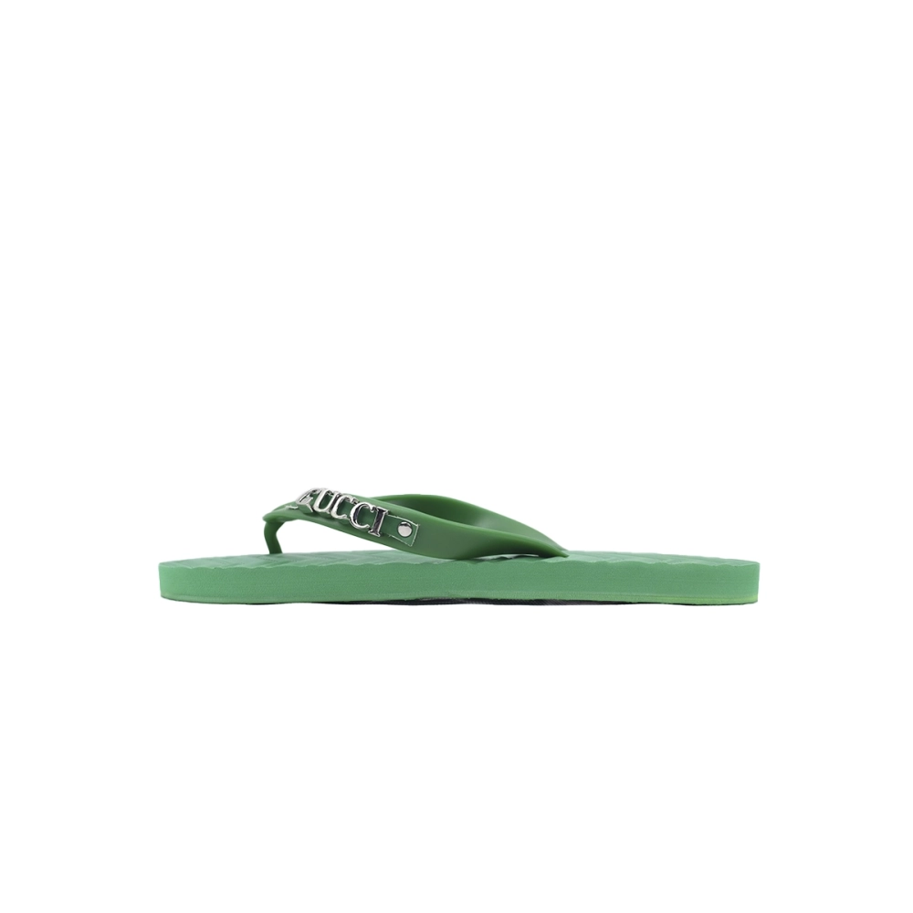 Gucci Slippers Striped Green