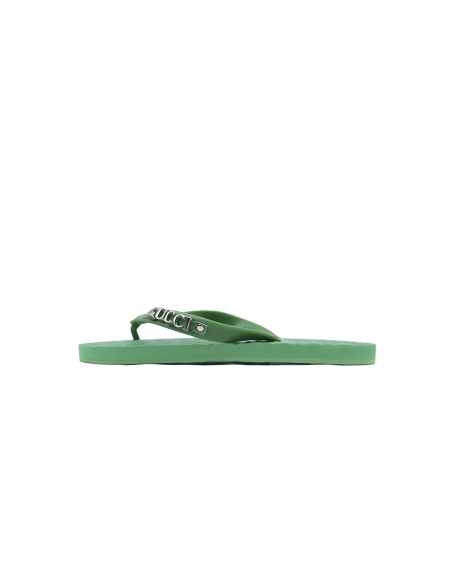 Gucci Slippers Striped Green
