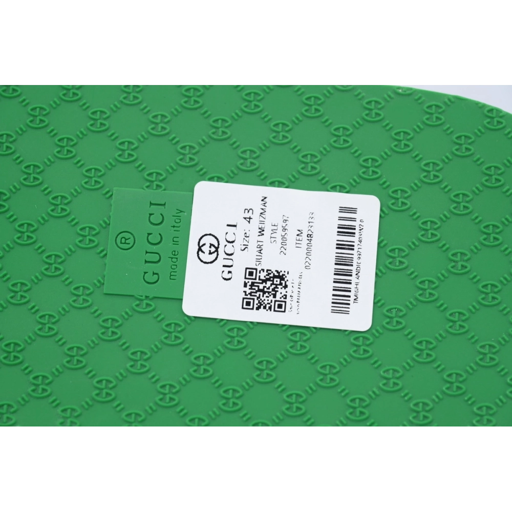 Gucci Slippers Striped Green